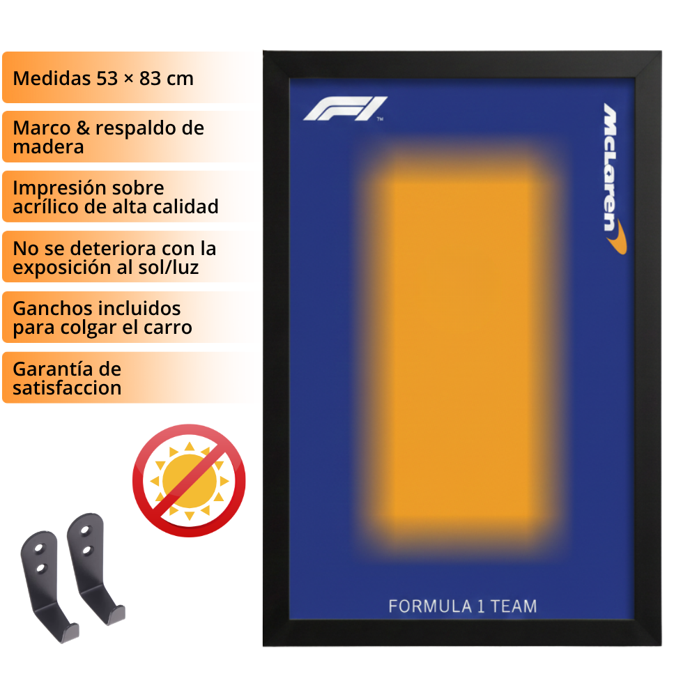 Exhibidor Para F1 McLaren