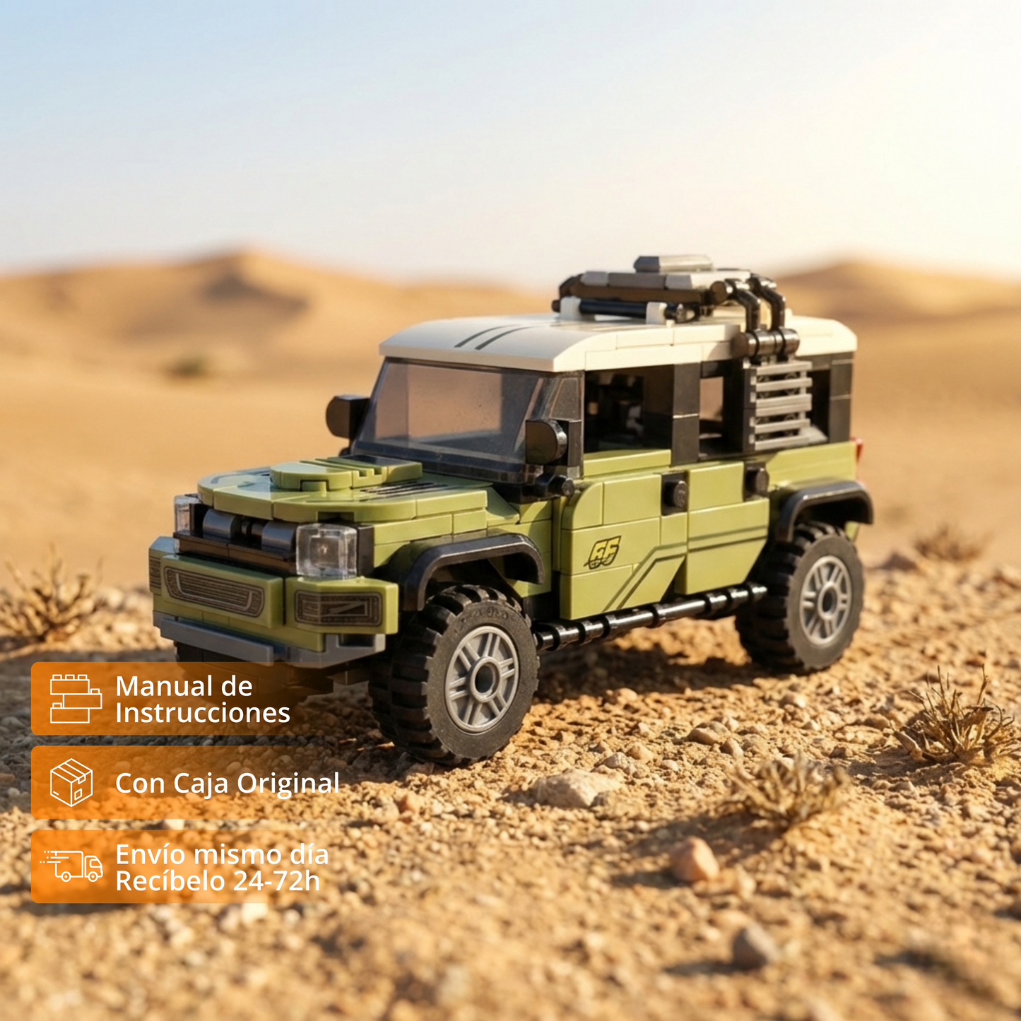 TYCOLE SUV Deportiva Verde con vitrina acrílica (330 pzas)