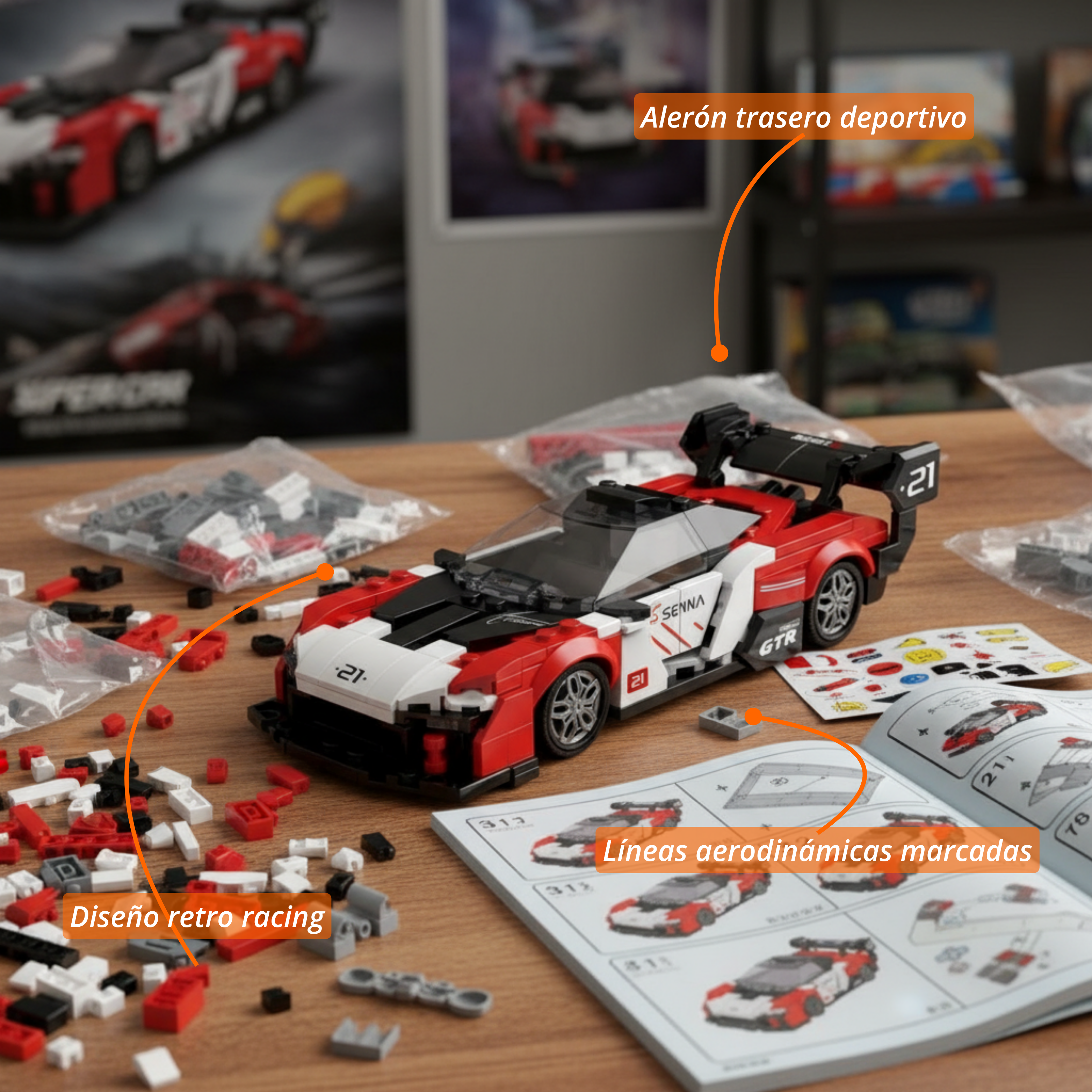 JD050 McLaren Senna GTR (346 pzas)