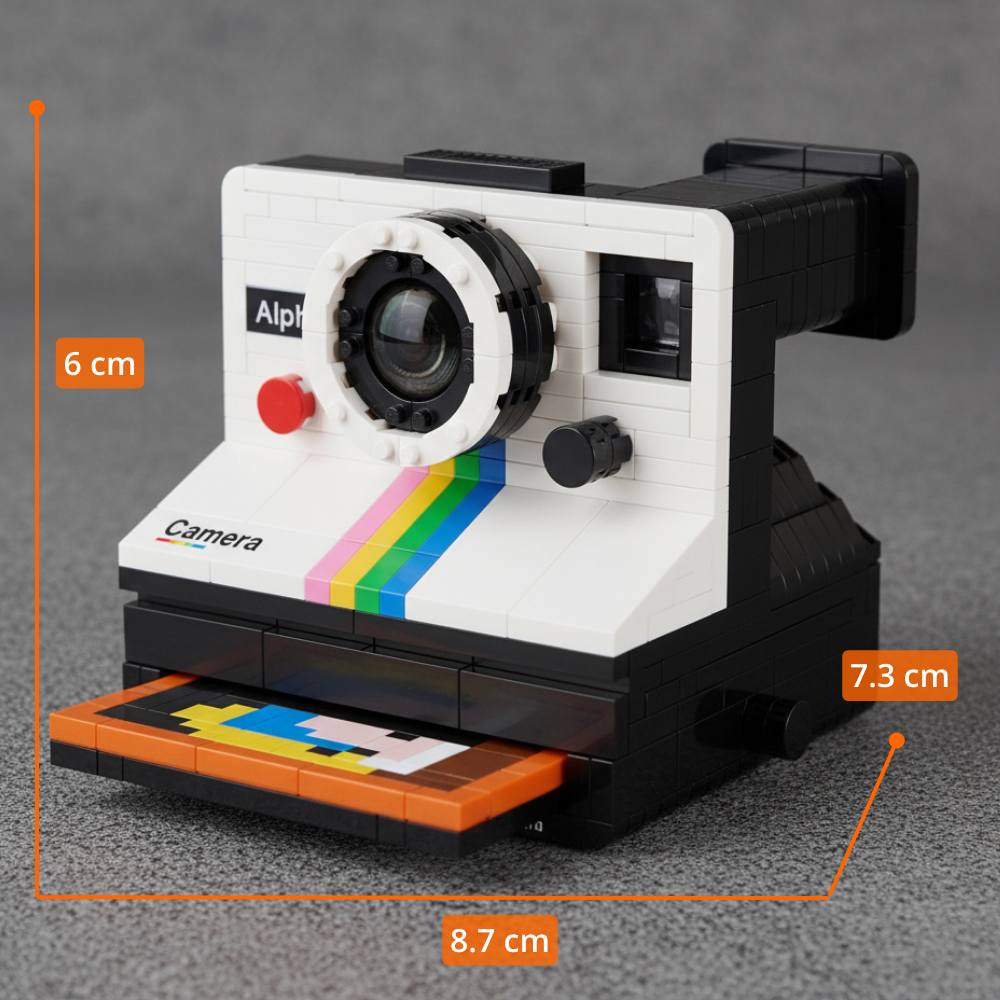 Cámara Retro Instantánea (802 micro-pzas)