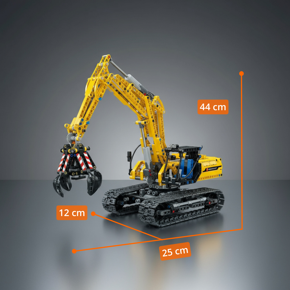 Excavadora de Construcción con Garra (720 pzas)