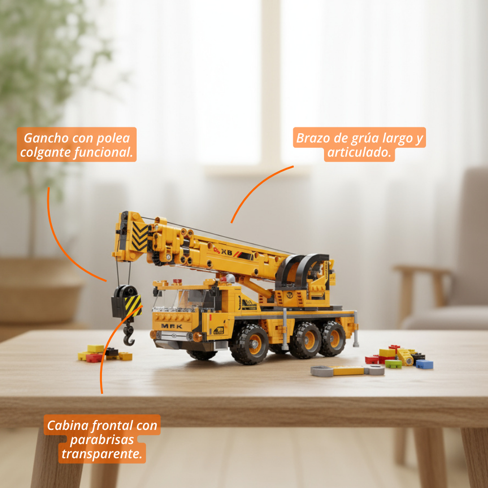CADA Grúa de Obra Pesada (700 pzas)