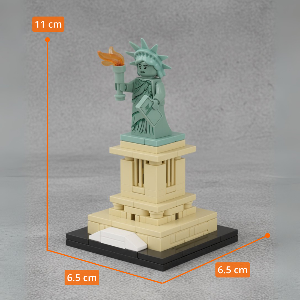 Mini Monumento Estatua de la Libertad (120 pzas)