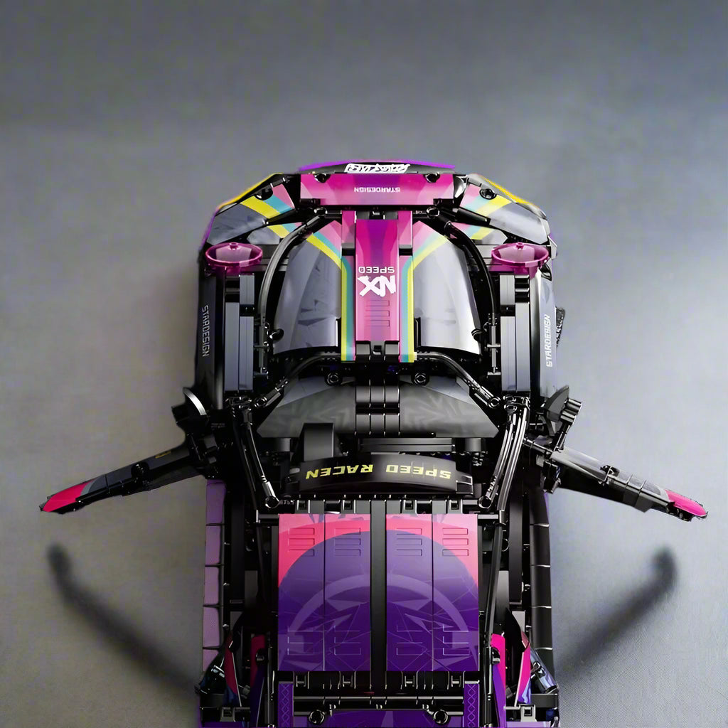 New 1611PCS Sports Car Building Blocks Toys Boys or Adults Kits,1:10 MOC Building Set Raceing Car Model,Cars for Boys Toy Gifts