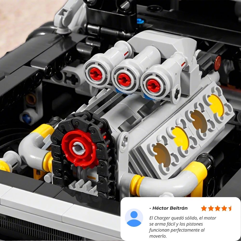 Charger 1970: Muscle Car Clásico (1077 pzas)