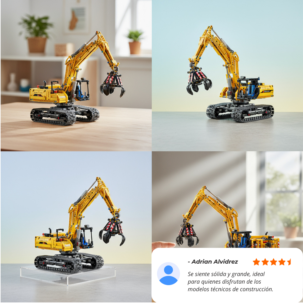 Excavadora de Construcción con Garra (720 pzas)