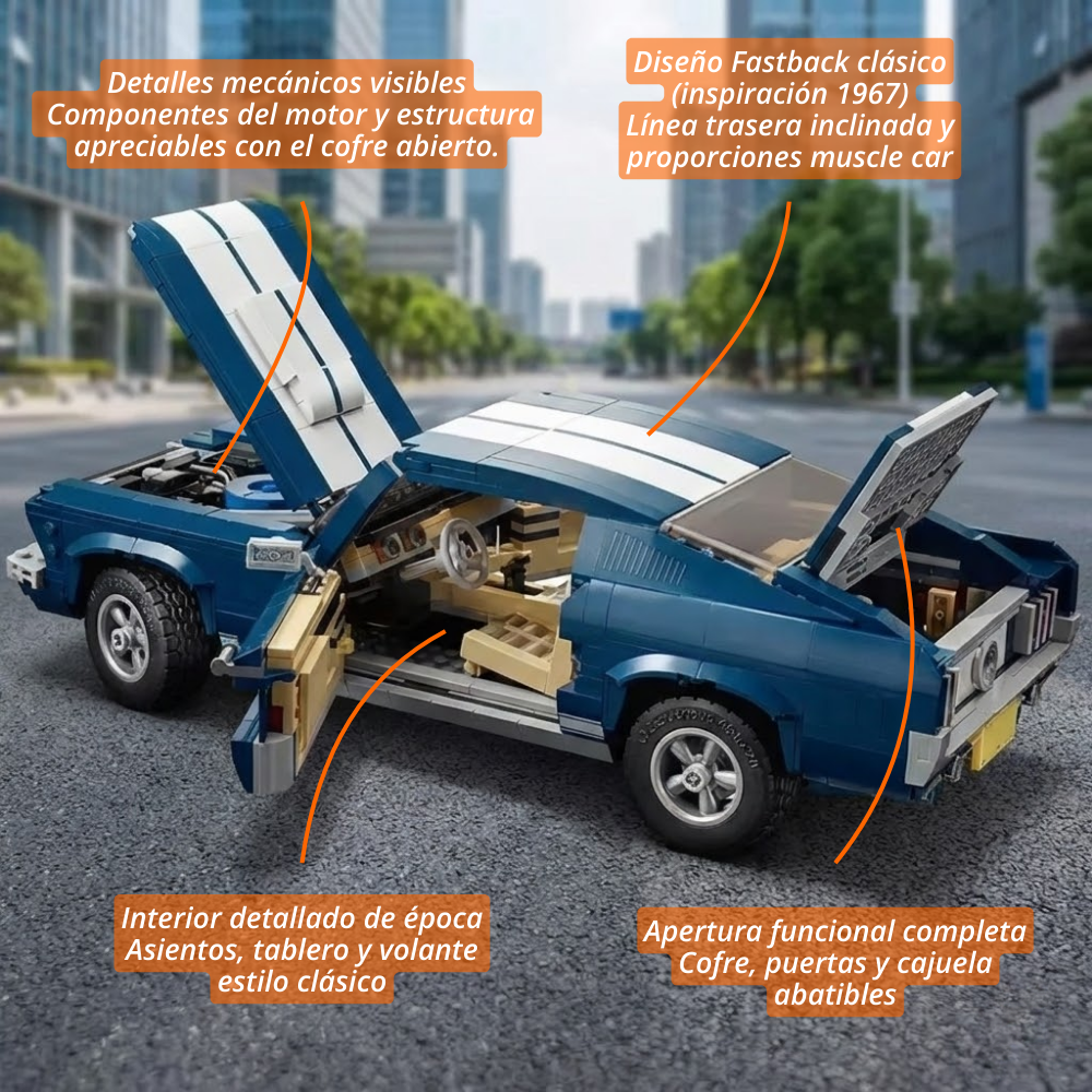 Mustang Fastback 1967 (1421 pzas)