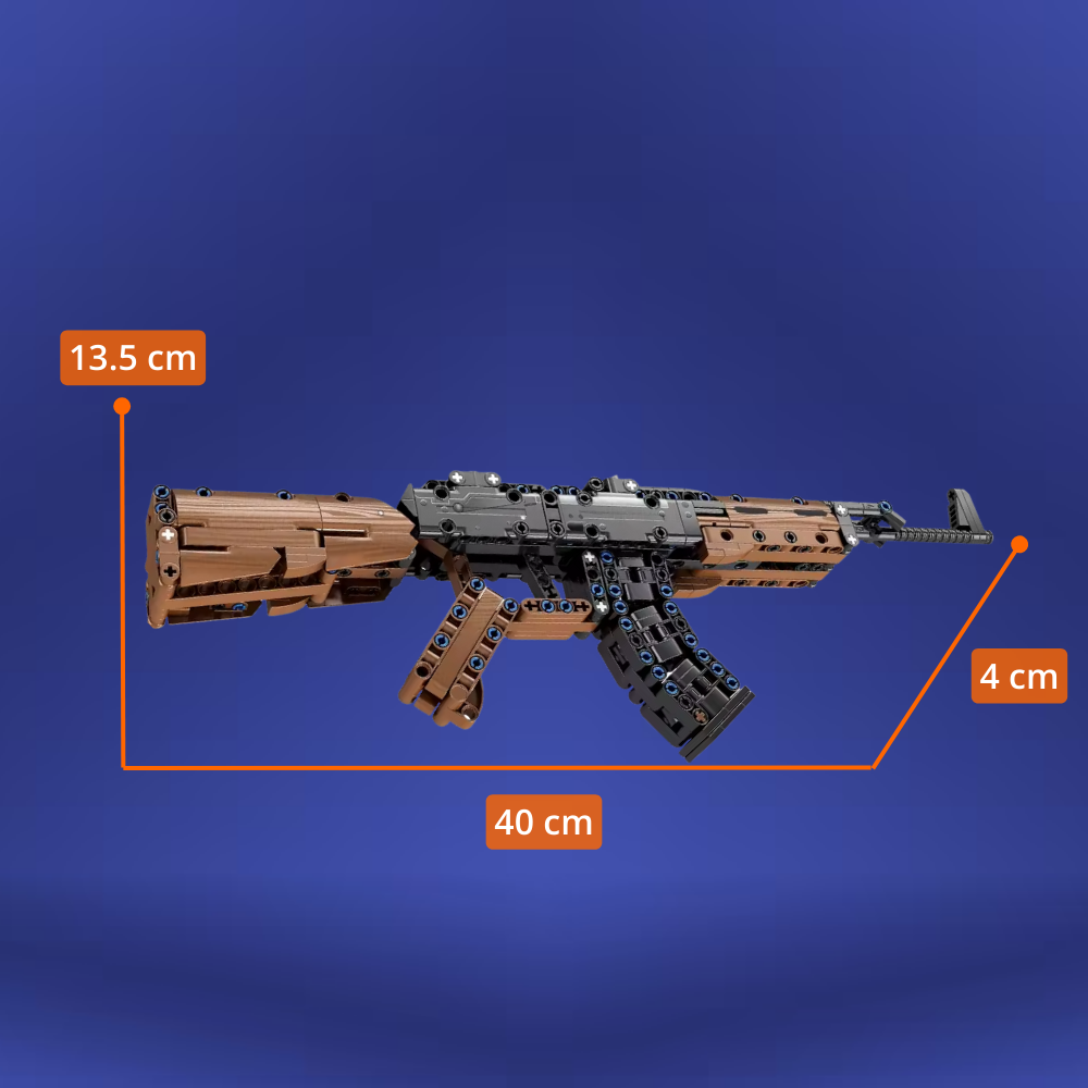 Fusil AK-47 con Mecanismo (500 Piezas)