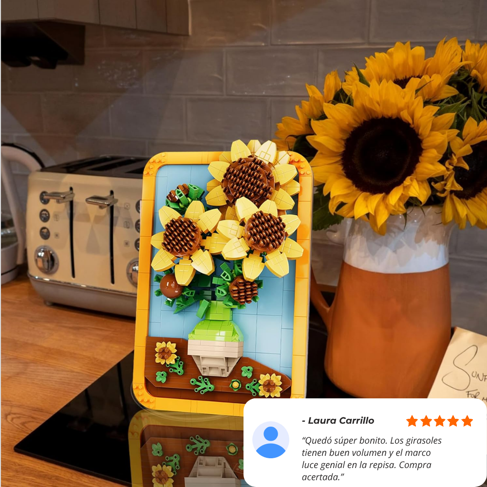 Lienzo de Girasoles (871 micro-pzas)