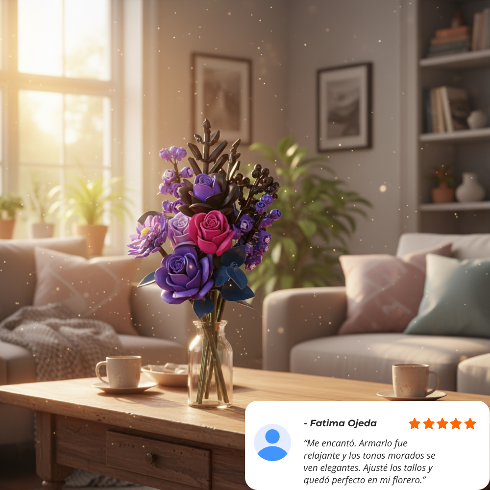 Ramo de Rosas Púrpuras (724 pzas)