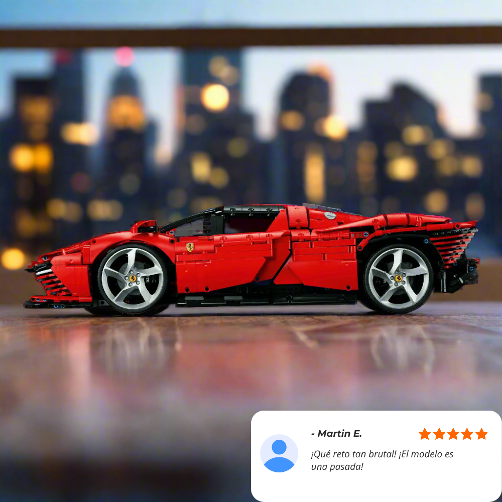 Daytona SP3: Hiperdeportivo Rojo Escala 1:8 (3778 pzas)