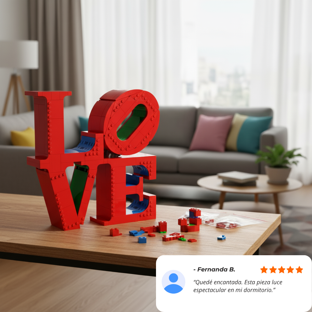 Set de construcción Amor al Arte (791 pzas)