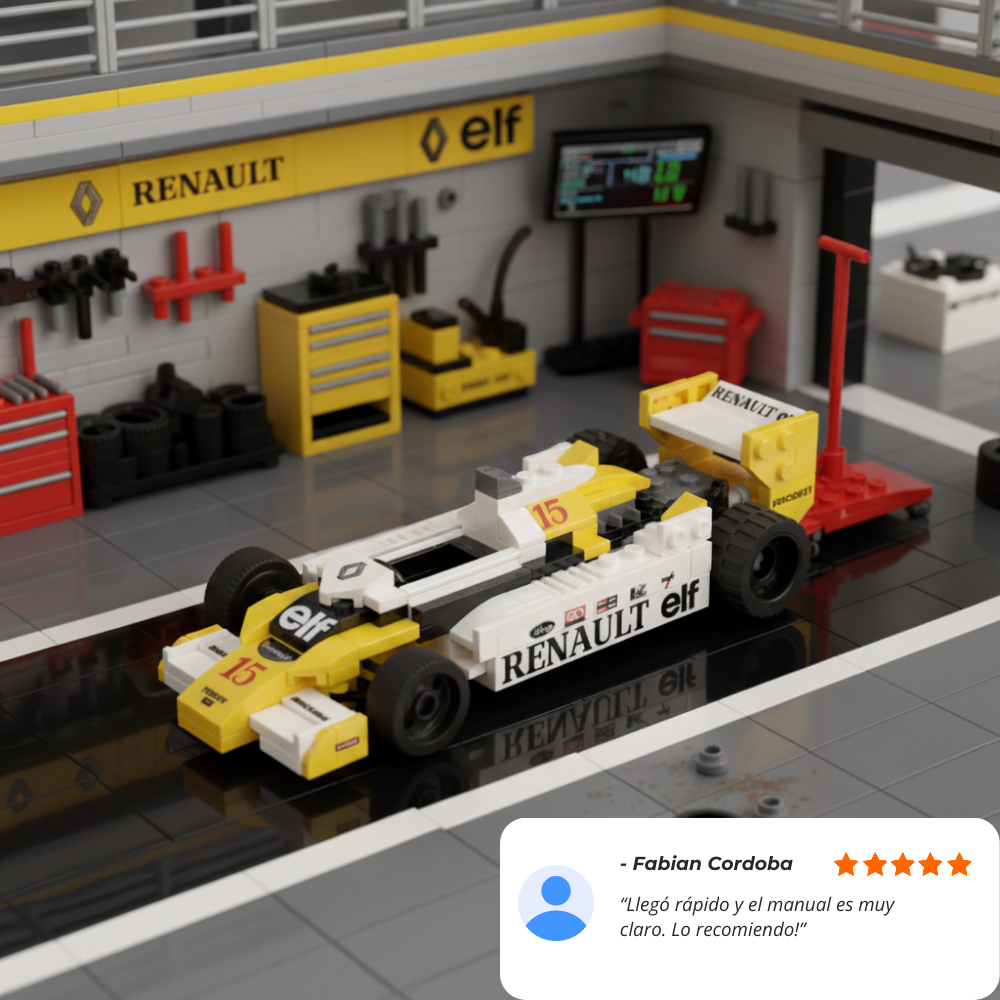 F1 Renault RS10 Mini: Kit de Colección (205 pzas)