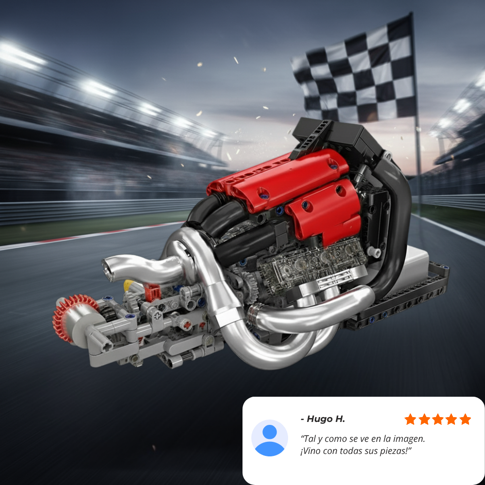 Motor F1 STR13 con batería y motor eléctrico (980 pzas)