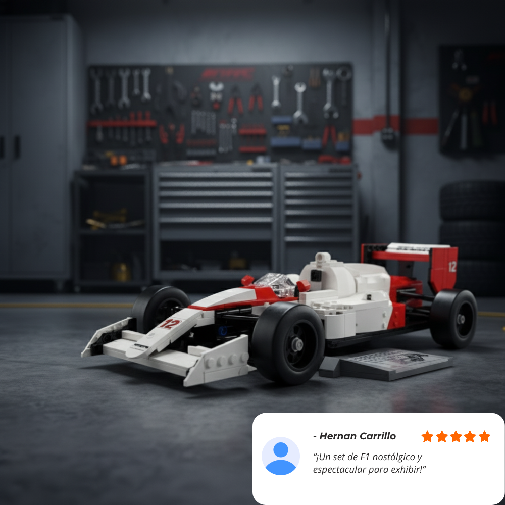 F1 Ayrton Senna MP4/4: Kit de Colección (693 pzas)