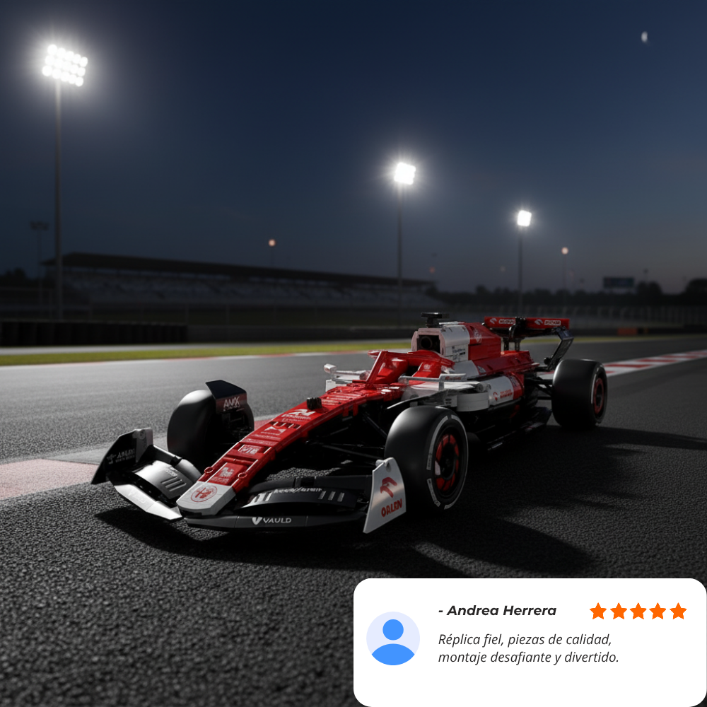 F1 Alfa Romeo: Kit de Colección Escala 1:8 (1700 pzas)