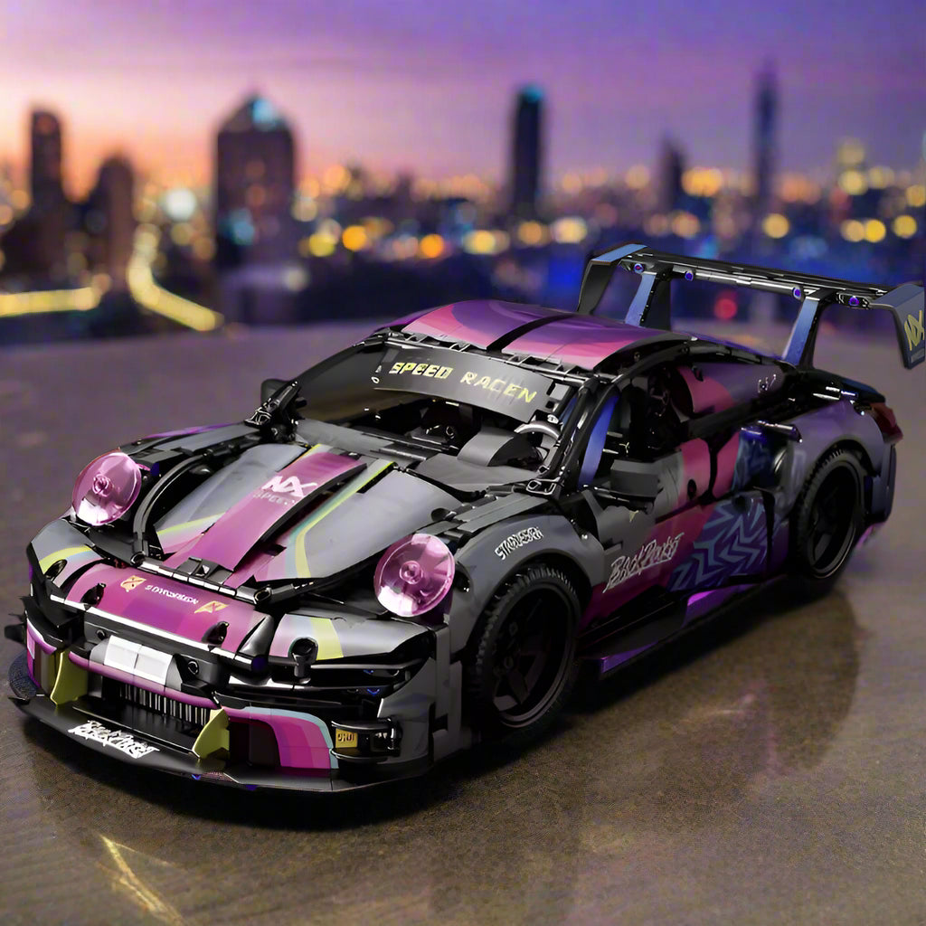 New 1611PCS Sports Car Building Blocks Toys Boys or Adults Kits,1:10 MOC Building Set Raceing Car Model,Cars for Boys Toy Gifts