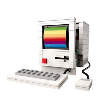 Computadora Retro de Colección (274 pzas) - imagen destacada 2