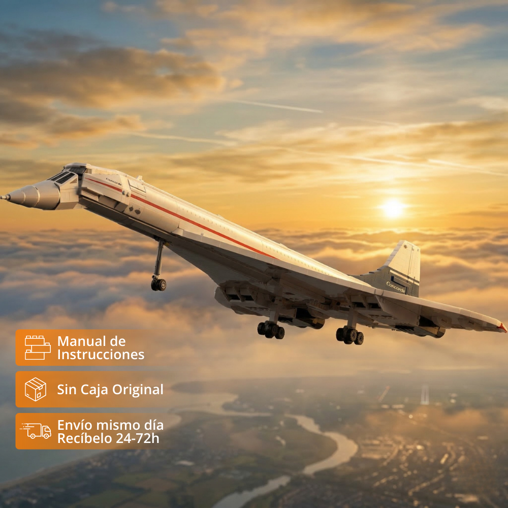 Avión Concorde Supersónico – Set de Construcción (2083 pzas)