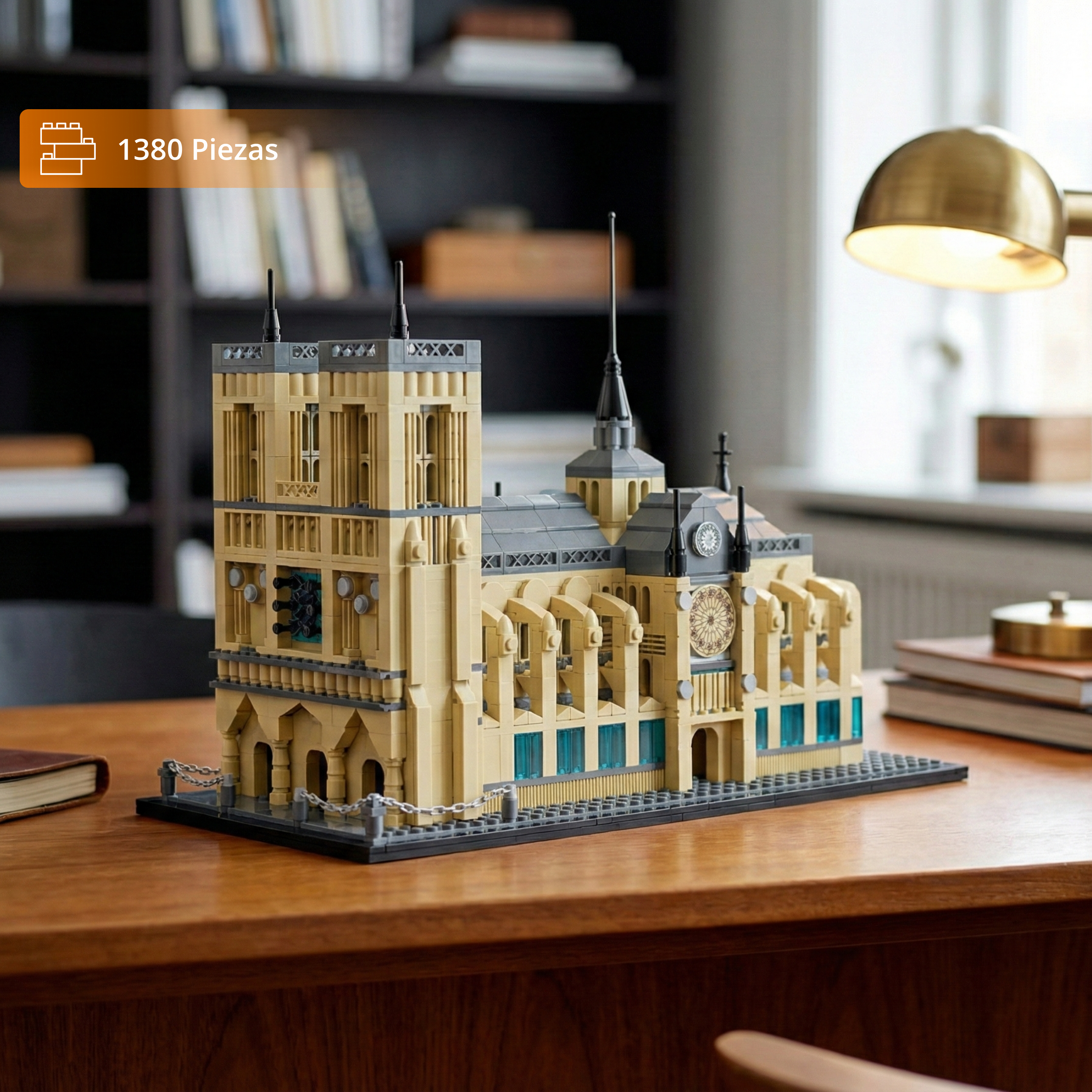 WANGE Catedral de Notre Dame de París: Set de Construcción  (1380 pzas)