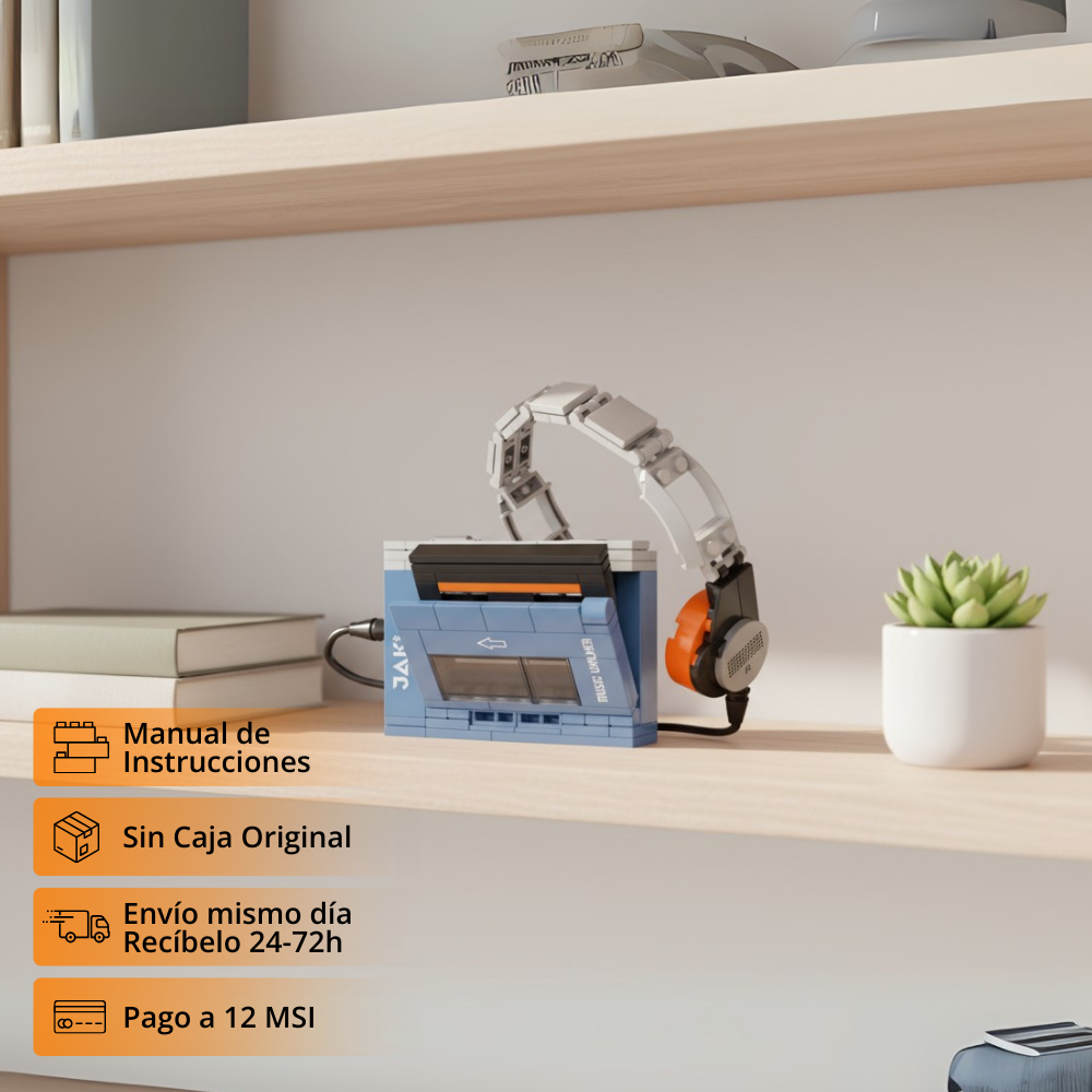 Mini Walkman Clásico (146 pzas)