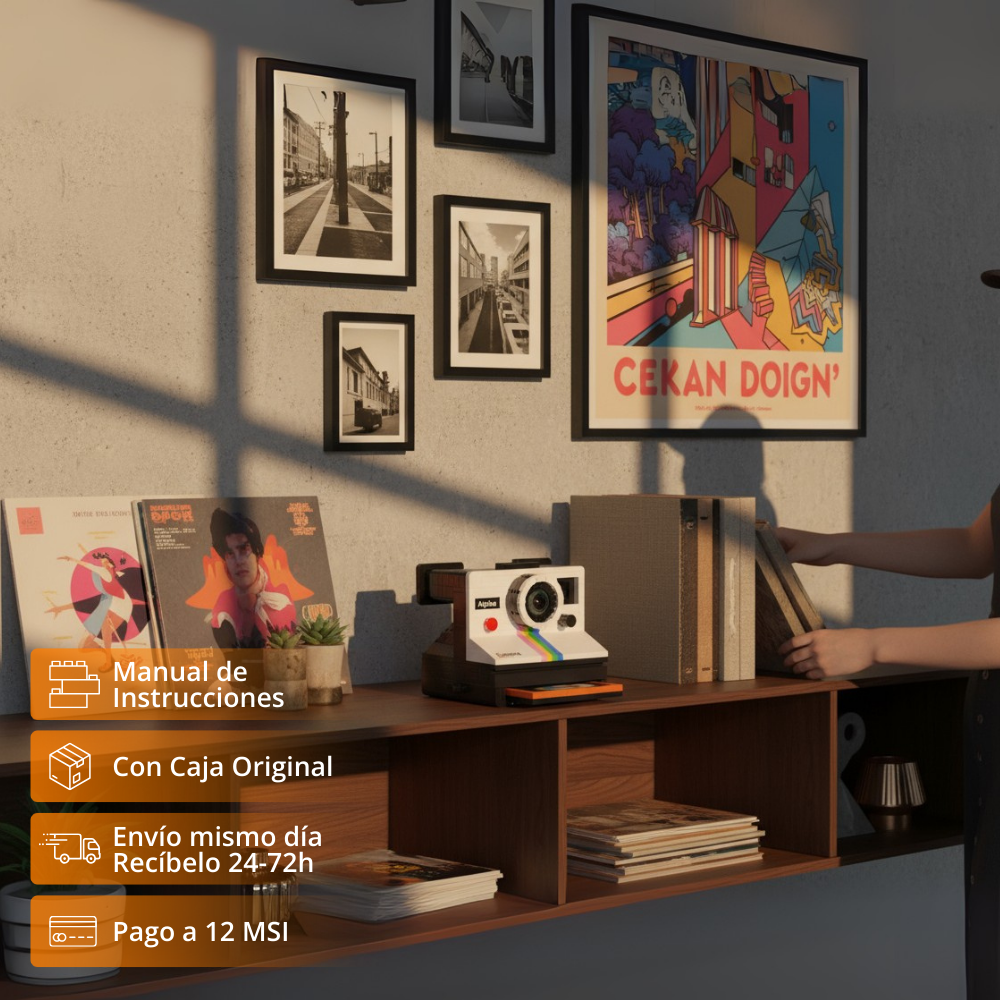 Cámara Retro Instantánea (802 micro-pzas)