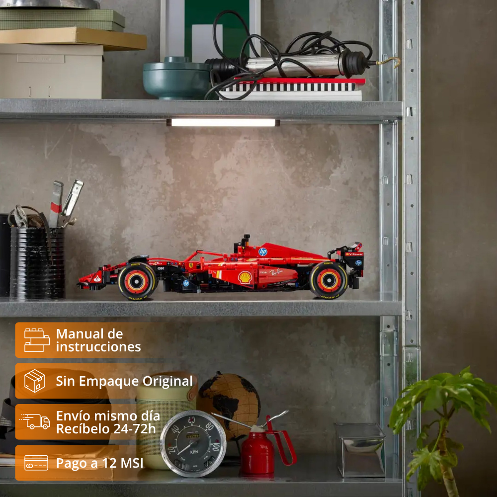 F1 SF24 Charles Leclerc/Carlos Sainz Escala 1:8 (1361 pzas)