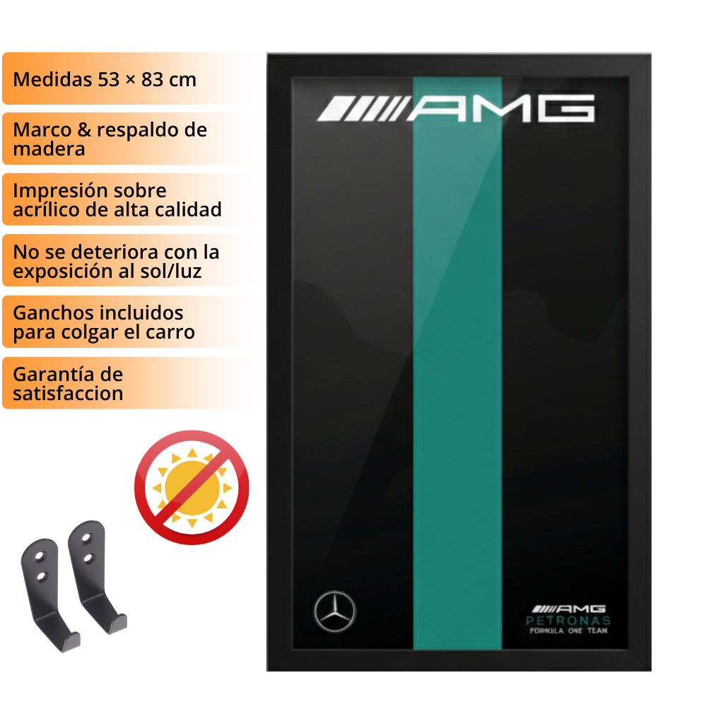 Exhibidor Para F1 Mercedes AMG W14