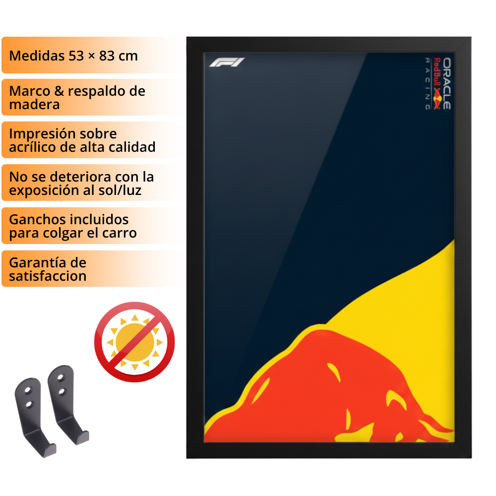 Exhibidor Para F1 Oracle Red Bull RB20