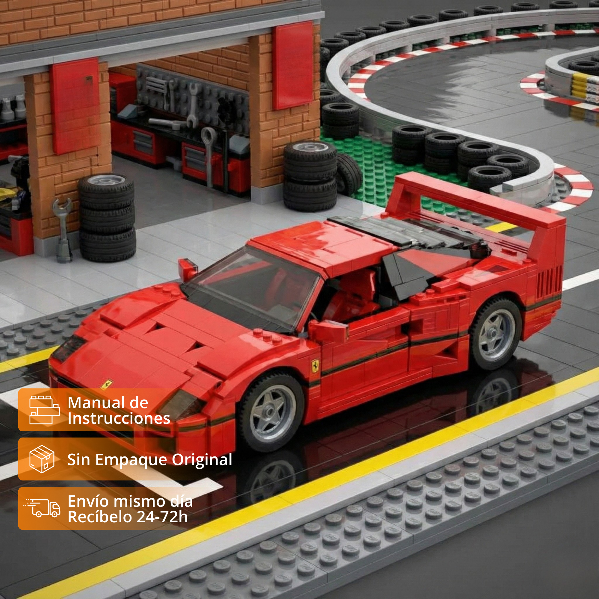 F40: Super Deportivo  (1192 pzas)