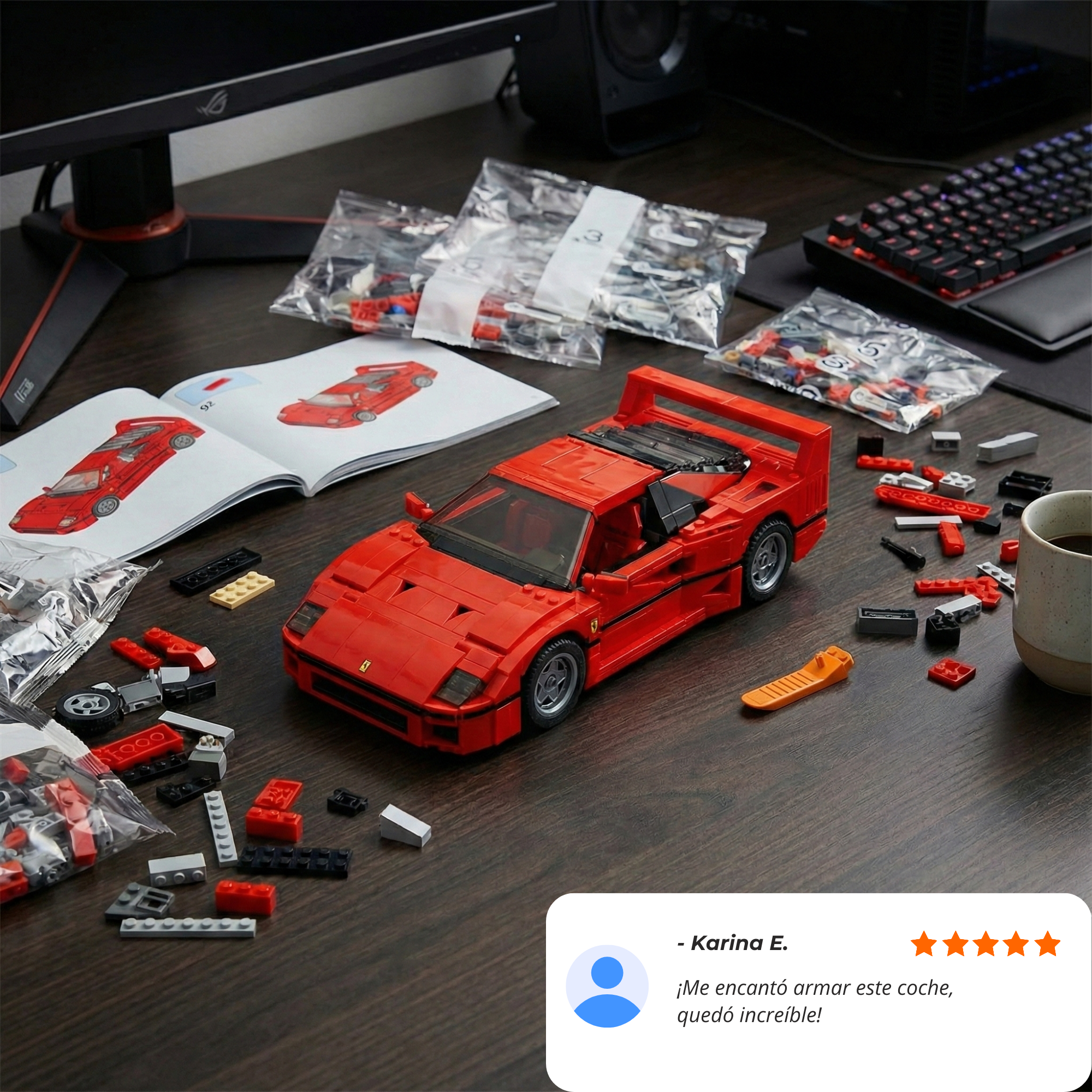 F40: Super Deportivo  (1192 pzas)