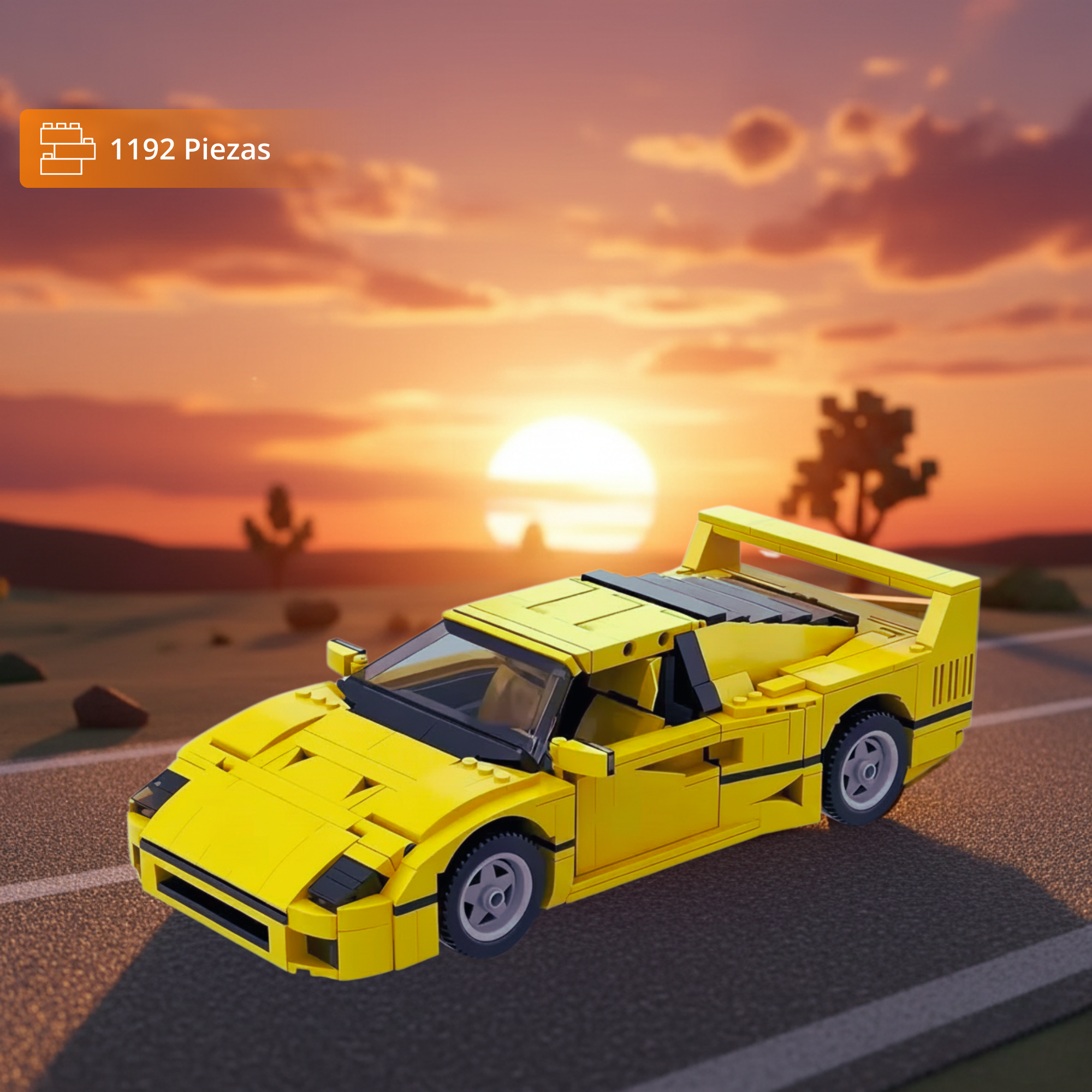 F40: Super Deportivo  (1192 pzas)