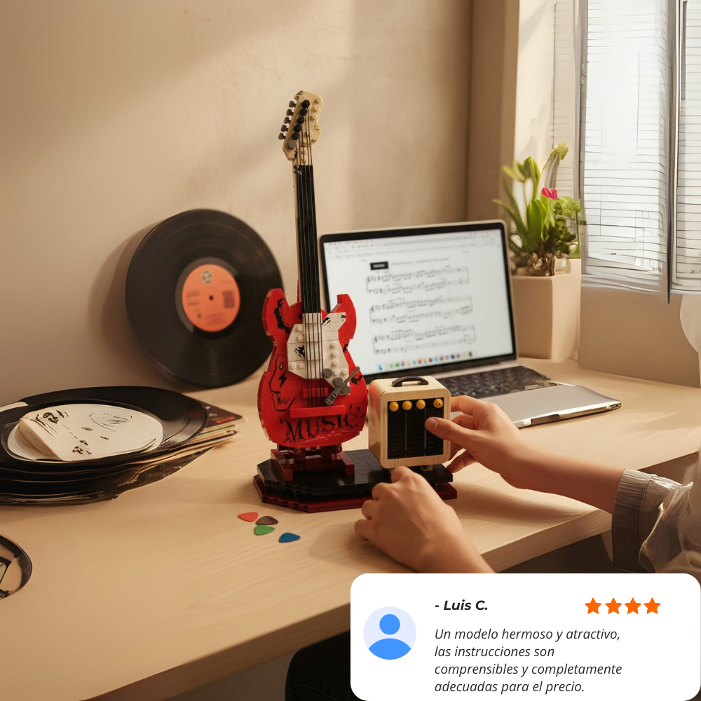 Guitarra de Bloques Rockera (500 pzas)