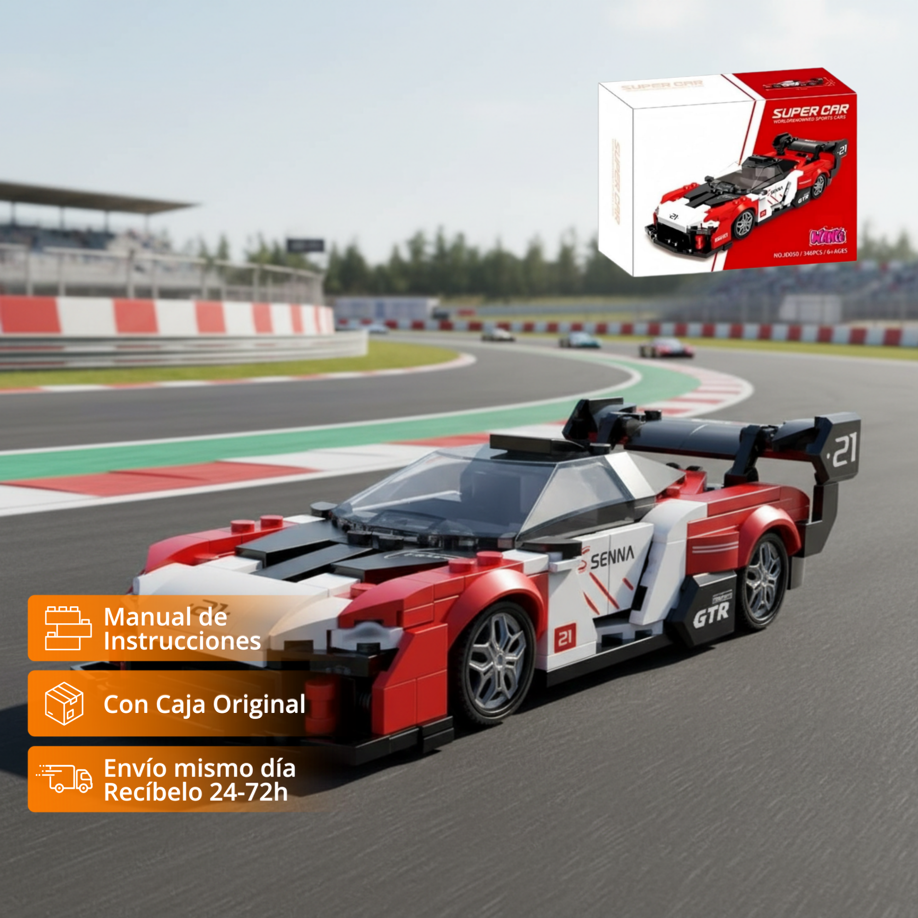 JD050 McLaren Senna GTR (346 pzas)