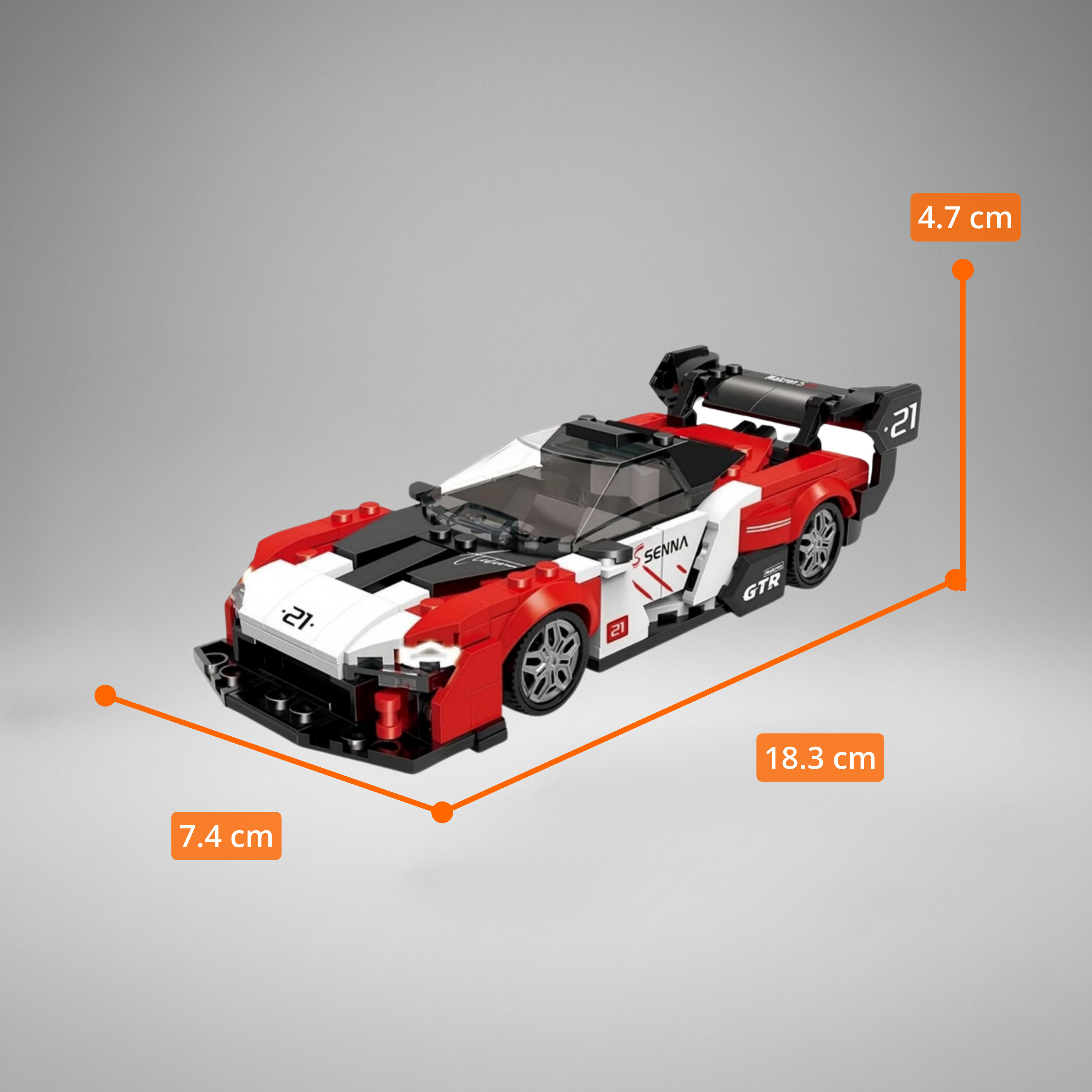 JD050 McLaren Senna GTR (346 pzas)