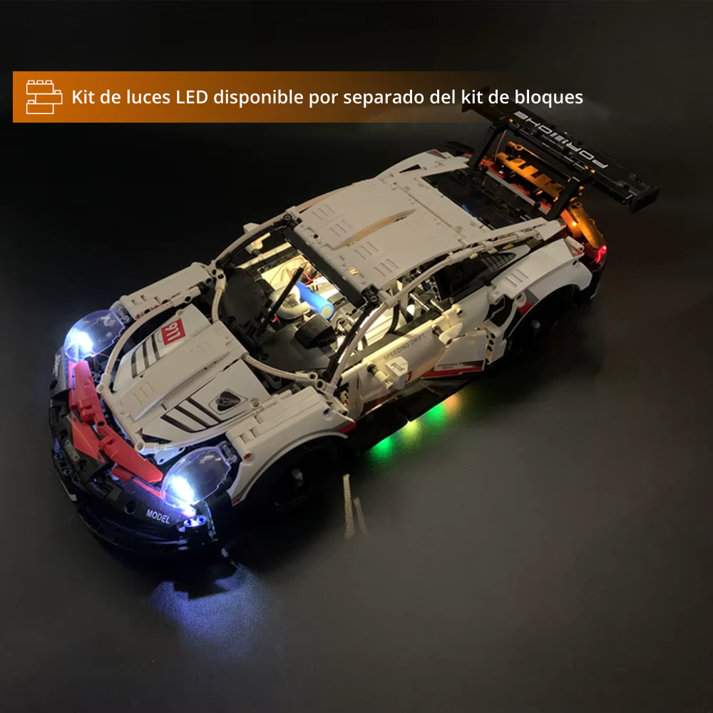 Kit de Luces LED Compatible con 911 RSR Blanco