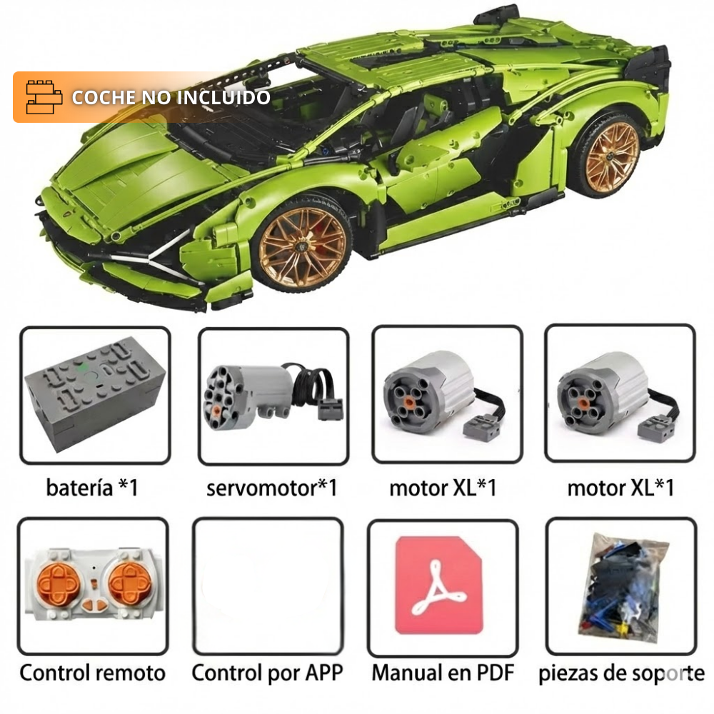 Kit de Motor Compatible con Sian FKP 37 (Escala 1:8)