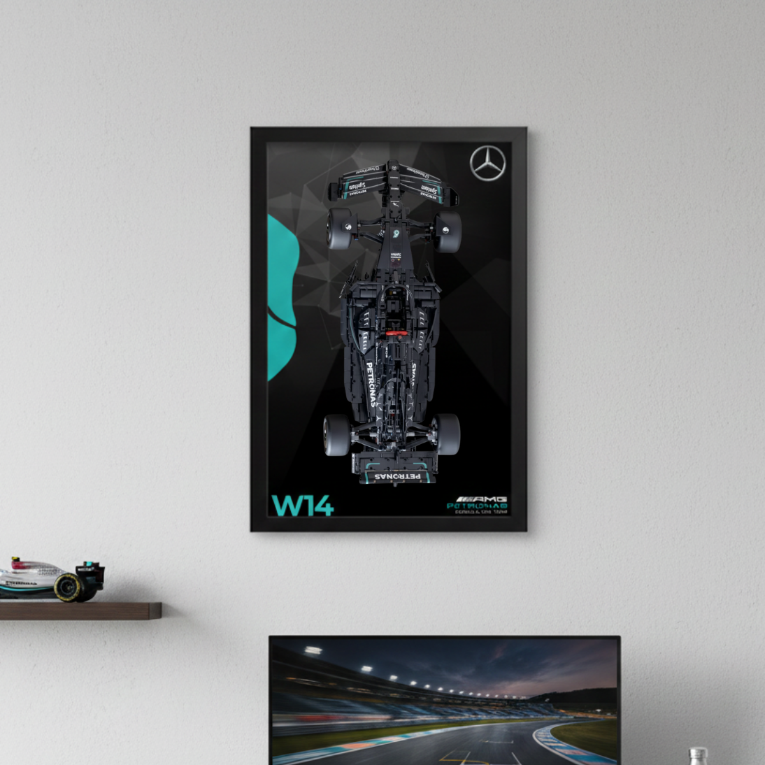 Exhibidor Para F1 Mercedes AMG W14