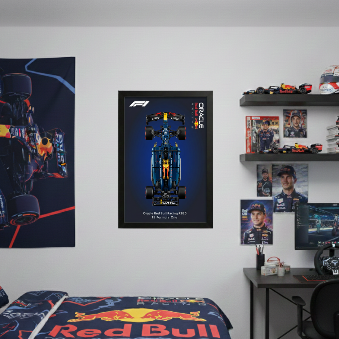 F1 RB20 Sergio “Checo” Pérez Escala 1:8 (1639 pzas)