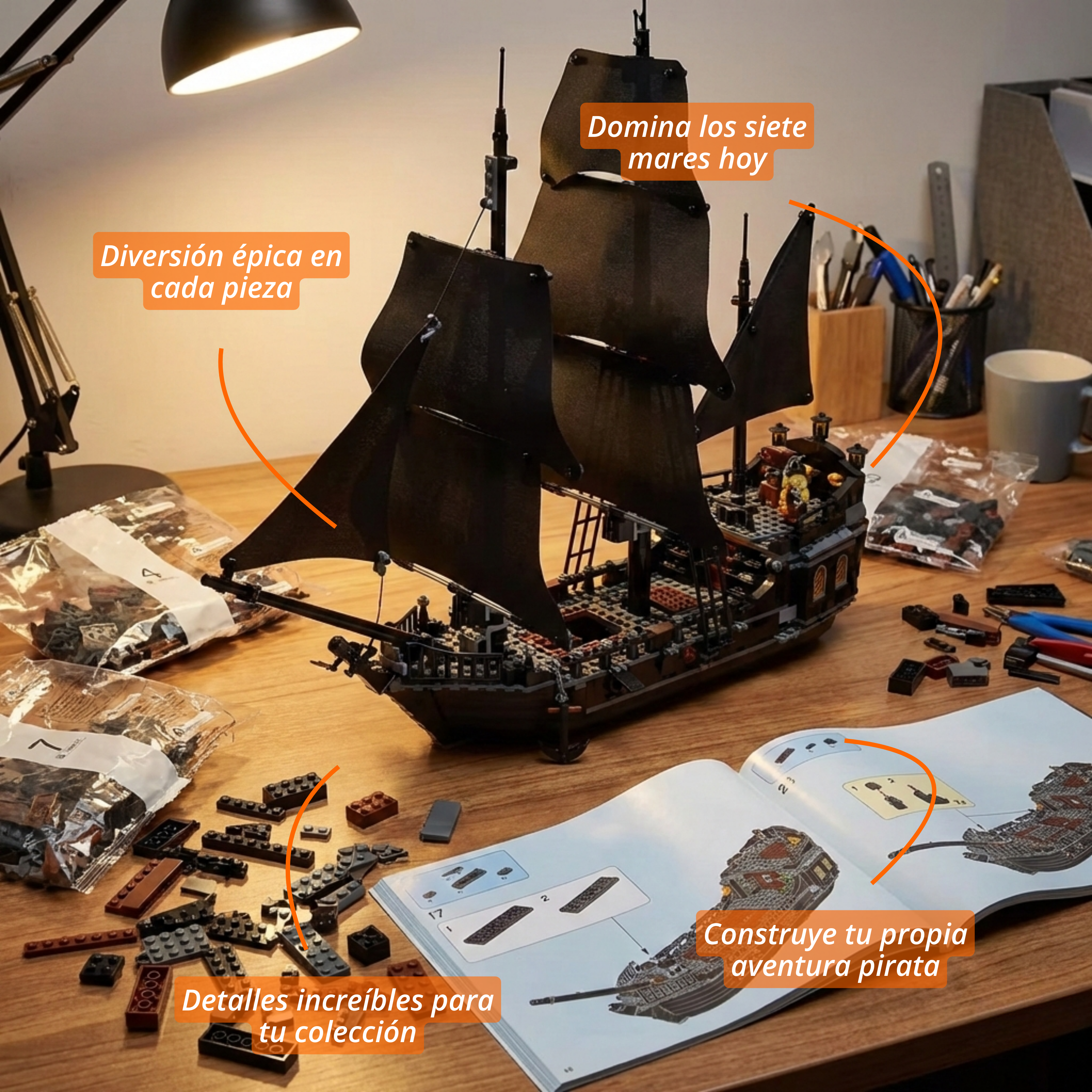 Barco Perla Negra (804 pzas)