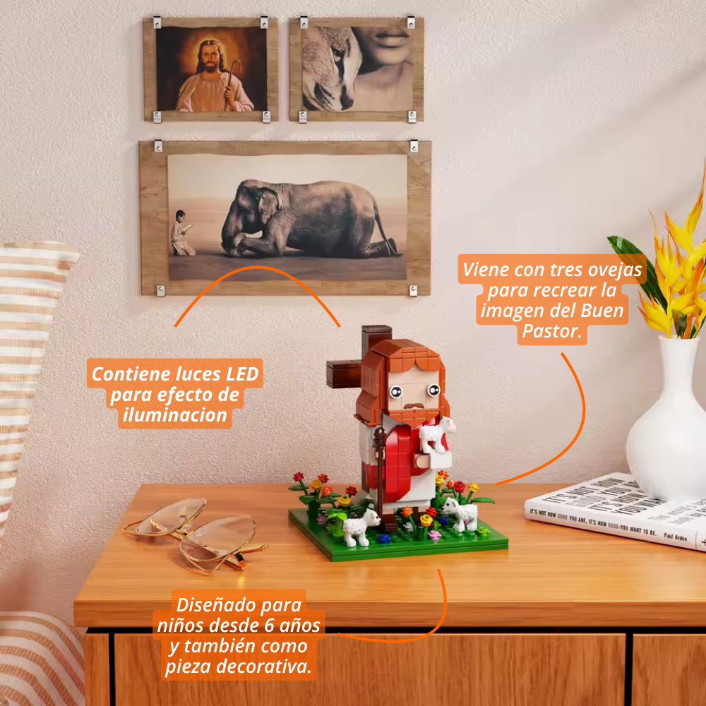 Jesús con Corderos (324 pzas)