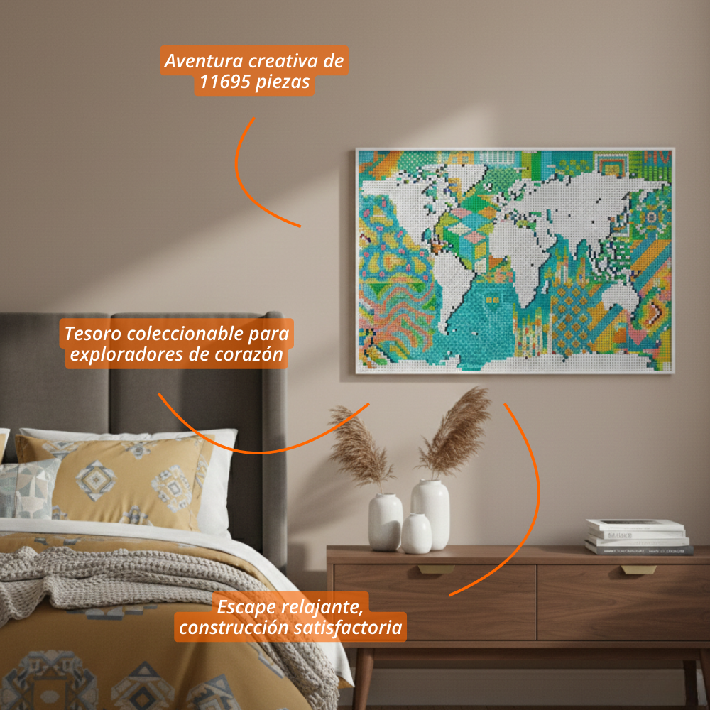 Mapamundi Set de Construcción (11695 Piezas)