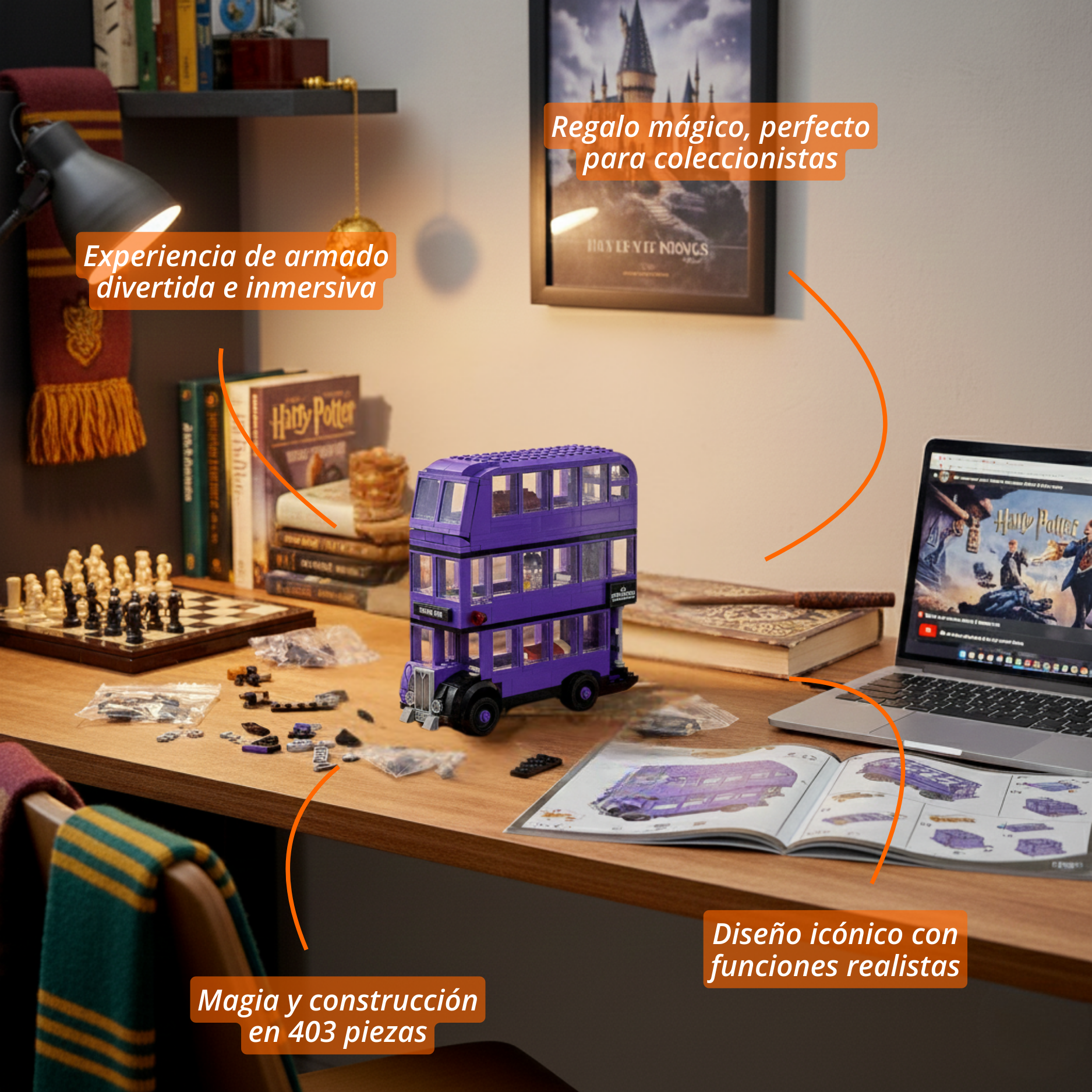 Autobus Nocturno Magico (403 Piezas)