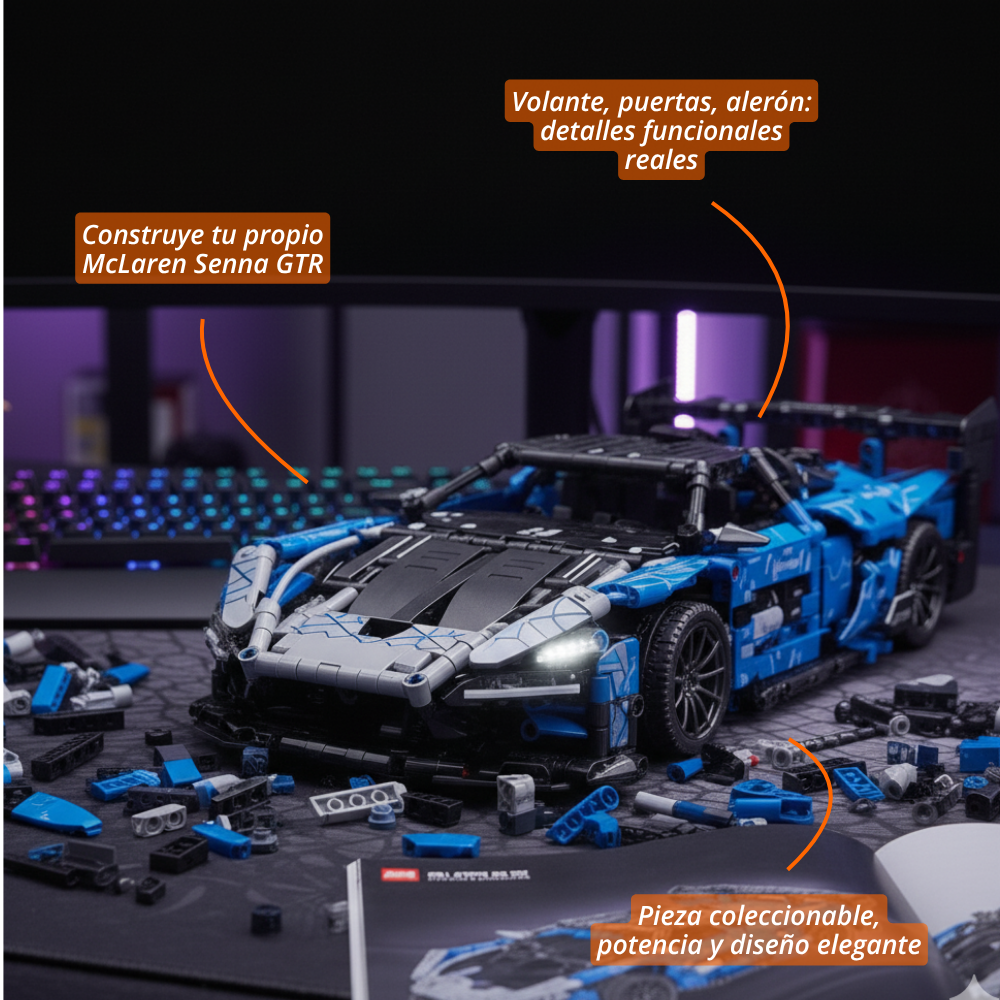 McLaren Senna GTR Escala 1:14 (1404 pzas)