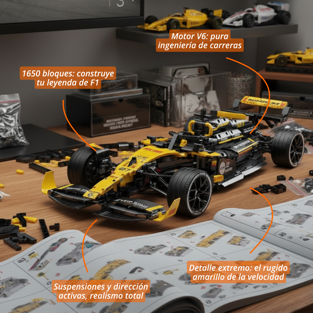 F1 Renault Escala 1:8 (1650 pzas)