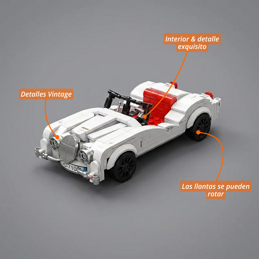 TYCOLE Vintage Blanco con vitrina acrílica (302 pzas)