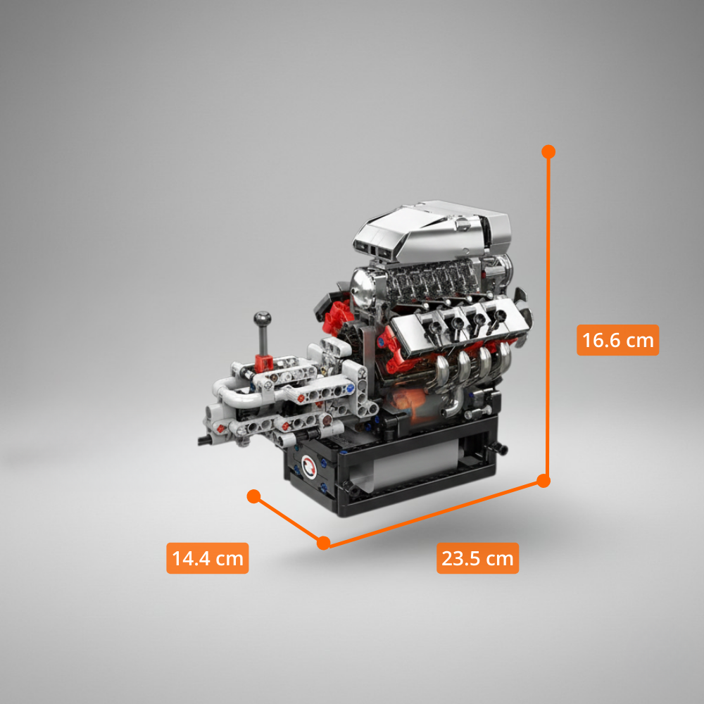 Mould King Motor Dodge V8 con Motor Eléctrico (855 pzas)