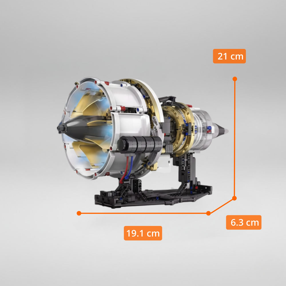 KAIXING Motor De Avion con Motor Eléctrico (564 pzas)