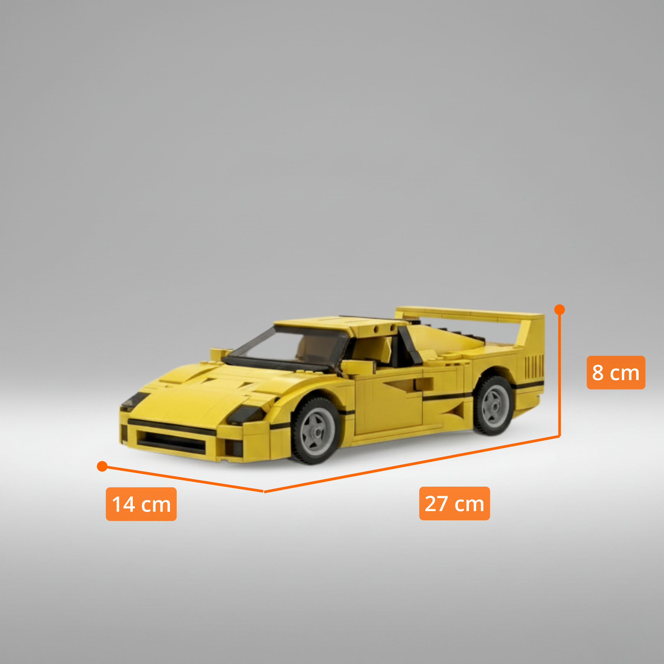 F40: Super Deportivo  (1192 pzas)