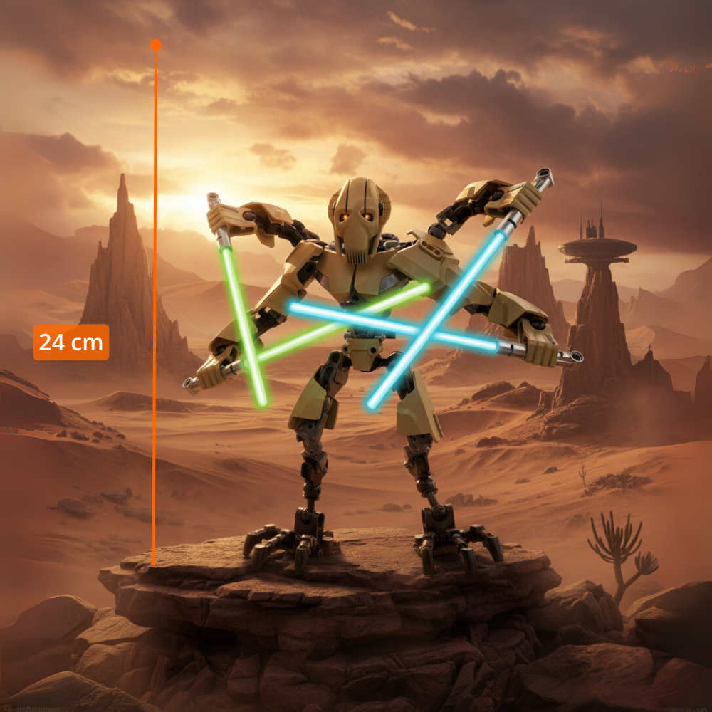 General Grievous - 4 Sables (66 pzas)
